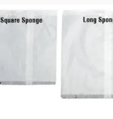 Paper Bags White SQ Sponge - 1 Carton (500pcs)